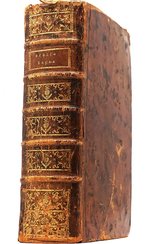 Los 801 - Biblia latina - Bibloa sacra vulgatae editionis, Sixti V. et Clementis VIII. Avignon, Jean Aubert, und Marseille, Sub & Laporte, 1774. - Hübscher französischer Vulgata-Druck - 0 - thumb