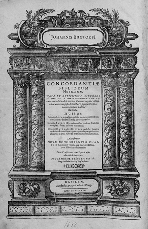 Los 804 - Buxtorf, Johannes d. Ä. und Biblia hebraica - Concordantiae Bibliorum Hebraicae. Basel, Ludwig König, 1632. - Erste Ausgabe  - 0 - thumb