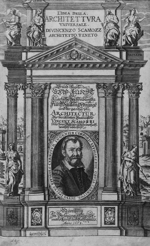 Los 908 - Scamozzi, Vincenzo - Klärliche Beschreibung der fünff Säulen-Ordnungen. Sulzbach, A. Lichtenthaler für Nürnberg, J. Hoffmann, 1678. - Erste deutsche Ausgabe  - 0 - thumb