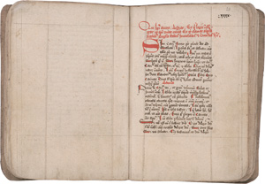 Los 1010 - Katechetische Sammelhandschrift - Deutsche Handschrift auf Papier. Südwestdeutschland um 1400 - 1 - thumb