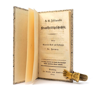 Los 1550 - Formey, Johann Ludwig - A. W. Iffland's Krankheitsgeschichte. Berlin, Duncker und Humblot, 1814. - Erste Ausgabe - 0 - thumb