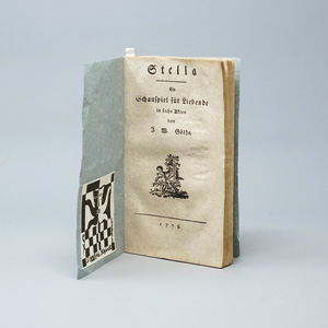 Los 1576 - Goethe, Johann Wolfgang von - unfirmierter          - Stella. O. O. u. Dr. 1776 - 0 - thumb