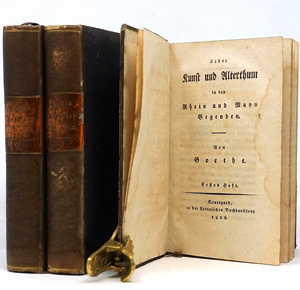 Los 1577 - Goethe, Johann Wolfgang von - Ueber Kunst und Alterthum. Stuttgart, Cotta, 1816-1822. - Erste Ausgabe - 0 - thumb