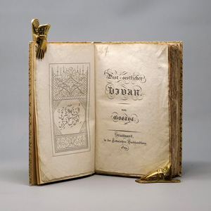 Los 1578 - Goethe, Johann Wolfgang von - West-oestlicher Divan (korrigierter Druck) - 0 - thumb
