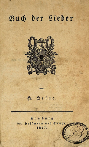 Los 1601 - Heine, Heinrich - Buch der Lieder. Hamburg, Hoffmann und Campe, 1827. - Erste Ausgabe - 0 - thumb