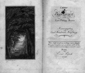 Los 1668 - Moritz, Karl Philipp - Launen und Phantasien. Berlin, Ernst Felisch, 1796. - Erste Ausgabe - 0 - thumb