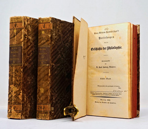 Los 1772 - Hegel, Georg Wilhelm Friedrich - Vorlesungen über die Geschichte der Philosophie. Berlin, Duncker & Humblot, 1833-1836 - 0 - thumb
