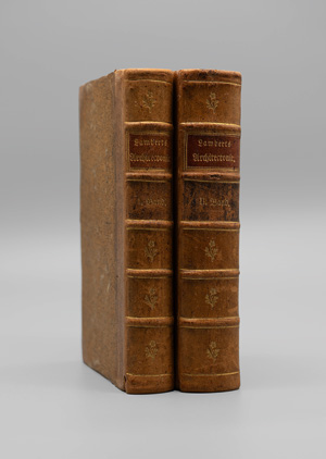 Los 1794 - Lambert, Johann Heinrich - Anlage zur Architectonic, oder Theorie des Einfachen und des Ersten. Riga, J. F. Hartknoch, 1771. - Erste Ausgabe - 0 - thumb