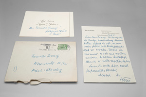 Los 2003 - Benn, Gottfried - Brief an Walter Lennig. 1951 + Beilagen - 0 - thumb