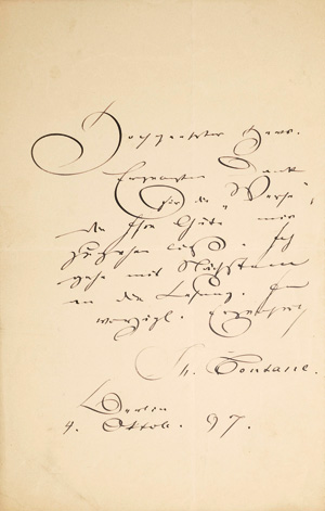 Los 2012 - Fontane, Theodor - Brief an einen Lyriker. 1897 - 0 - thumb