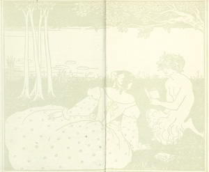 Los 3023 - Hofmannsthal, Hugo von - Das kleine Welttheater. Leipzig, Insel, 1903. - Erste Ausgabe. Einband von A. Beardsley - 0 - thumb