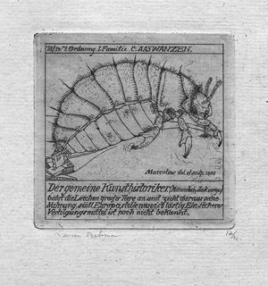 Los 3025 - Behmer, Marcus - Tierchen. Berlin, Neumann, 1913. - Mit 7 signierten Radierungen - 0 - thumb