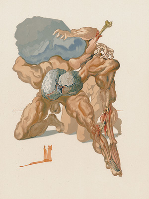 Los 3065 - Dante Alighieri und Dali, Salvador - La Divine Comédie. Paris, Éditions d'art le heures claires, 1963 - 0 - thumb