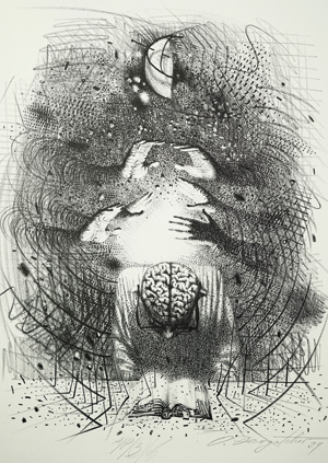 Los 3067 - Dergatchov, Oleg - Franz Kafka. Do Press 1994. - 12 Lithografien. 30 Exemplare - 0 - thumb