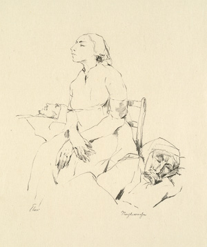Los 3081 - Ebers, Hermann - Die Opfer. 10 Steinzeichnungen. München, Goltzverlag, 1915. - Vorzugsausgabe. 25 Exemplare - 0 - thumb