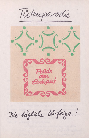 Los 3090 - Entwerter/oder - Künstlerzeitschrift. Nr. 28. Parodien. Berlin Dezember 1987 - 0 - thumb