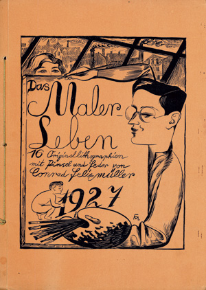 Los 3096 - Felixmüller, Conrad - Das Maler-Leben. Dresden, Rau, 1927. - 16 Originallithographien. 130 Exemplare - 0 - thumb