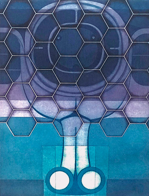 Los 3110 - Geometrische Abstraktionen - 2 Farbradierungen. Deutschland um 1990 - 0 - thumb
