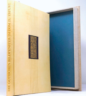 Los 3116 - Goern, Hermann - Die gotischen Bildfenster im Dom zu Erfurt. Dresden, Verlag der Kunst, 1961. - Bibliophiler Handeinband - 0 - thumb