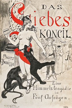 Los 3279 - Panizza, Oskar - Das Liebeskonzil. Zürich, Verlags-Magazin J. Schabelitz, 1895 - 0 - thumb