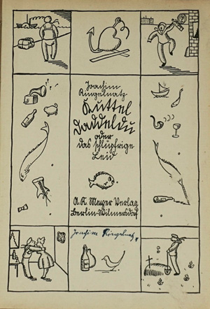 Los 3308 - Ringelnatz, Joachim - Kuttel Daddeldu. Berlin, A. R. Meyer, 1920. - Signiert. - 0 - thumb
