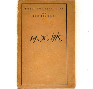 Los 3341 - Scheerbart, Paul - Astrale Novelletten. Karlsruhe und Leipzig, Dreililien, 1912 - 0 - thumb