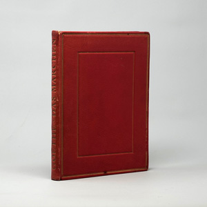 Los 3357 - Goethe, Johann Wolfgang von - Das Maerchen. Wien und Hellerau, Avalun, 1922. - Im prächtigen rotem Ganzlederband - 0 - thumb