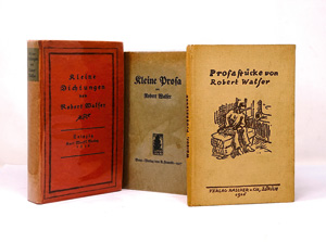Los 3412 - Walser, Robert - Prosa. 3 Werke, davon 2 in erster Ausgabe. 1915-1917 - 0 - thumb