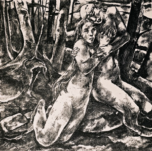Los 3418 - Whitman, Walt - Grashalme. Berlin 1920. - Mit 13 Lithographien von Willy Jaeckel. 200 Exemplare - 0 - thumb