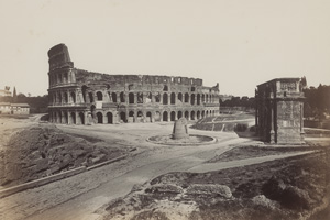 Lot 4008, Auction  125, Anderson, James and Tommaso Cuccioni, View of the Colosseum; Arch of Constantine; Temple of Hercules Victor; Arch of Drusus