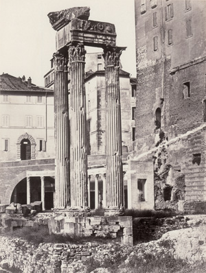 Los 4033 - Cuccioni, Tommaso and James Anderson - Forum Romanum and the Temple of Saturn; Temple of Vespasian, Rome - 1 - thumb