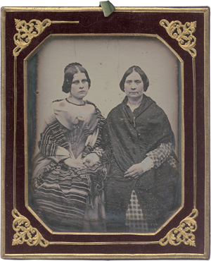 Lot 4035, Auction  125, Daguerreotypes, Portrait of two women