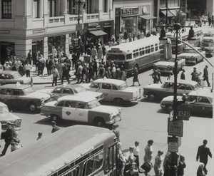 Lot 4135, Auction  125, Friedmann, Georges, Intersection of 42nd Street and 5th Ave., New York