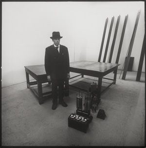 Lot 4259, Auction  125, Skrein, Christian, Joseph Beuys with his installation "Raumplastik 10 x 12 m", Galerie St. Stephan, Grünangergasse, Vienna