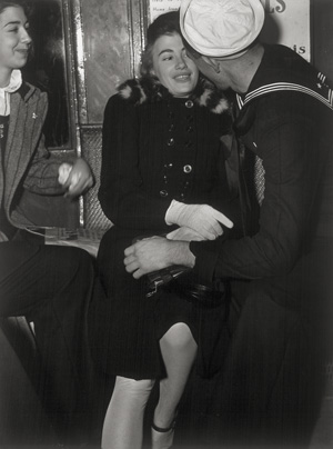 Lot 4263, Auction  125, Stoumen, Lou, Sailor and Girl on Subway 