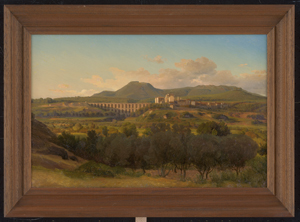 Los 6053 - Bünsow, Joachim Ludwig Heinrich Daniel - Blick auf Ariccia in den Albaner Bergen - 1 - thumb