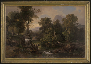 Los 6080 - Hummel, Carl Maria Nikolaus - Ideale Gebirgslandschaft mit einem Wildbach - 1 - thumb