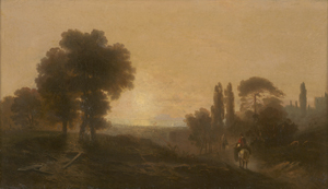 Lot 6087, Auction  125, Schirmer, August Wilhelm Ferdinand, Italienische Landschaft mit Reiter 