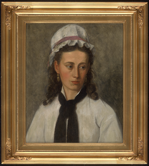 Los 6102 - Ilsted, Peter - Bildnis einer jungen Frau mit Haube - 1 - thumb