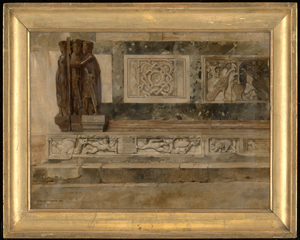 Los 6118 - Niczky, Eduard - Ecke der Südfassade von San Marco in Venedig - 1 - thumb