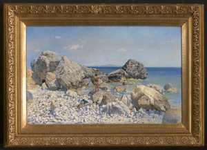 Los 6122 - Jerichau, Holger Hvitfeldt - Badende Jungen am Strand auf Capri - 1 - thumb
