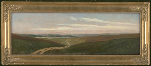 Los 6156 - Kyhn, Vilhelm - Abendstimmung über der dänischen Landschaft, am Horizont eine Windmühle - 1 - thumb