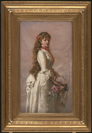Los 6174 - Merwart, Paul - Junge Frau mit einem Rosenkorb - 1 - thumb