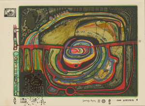 Los 8324 - Hundertwasser, Friedensreich - Die fünfte Augenwaage - 0 - thumb