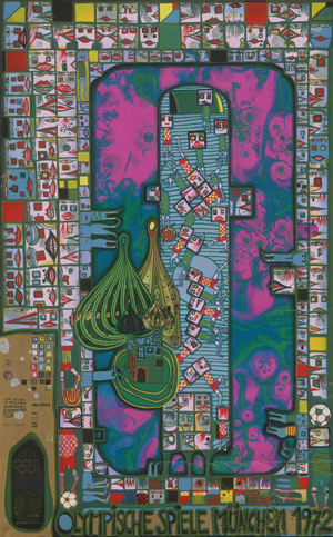Los 8325 - Hundertwasser, Friedensreich - Olympische Spiele München 1972 (Posterversion) - 0 - thumb