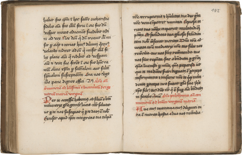 Lot 1014, Auction  125, Collectio orationum, Lateinische Handschrift auf Papier. Wohl Süddeutschland, 2. Hälfte des 15. Jahrhunderts. Sammlung lateinischer Gebete  