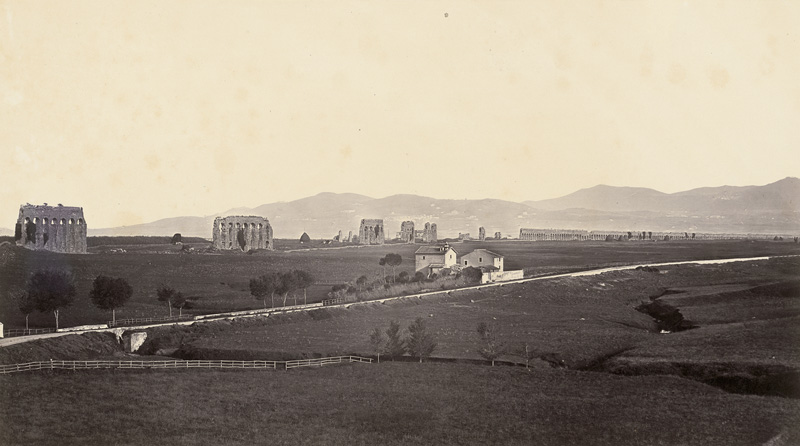 Lot 4009, Auction  125, Anderson, James and Unknown, Panoramic view of Roman Campagna to the Alban Hills, etc.
