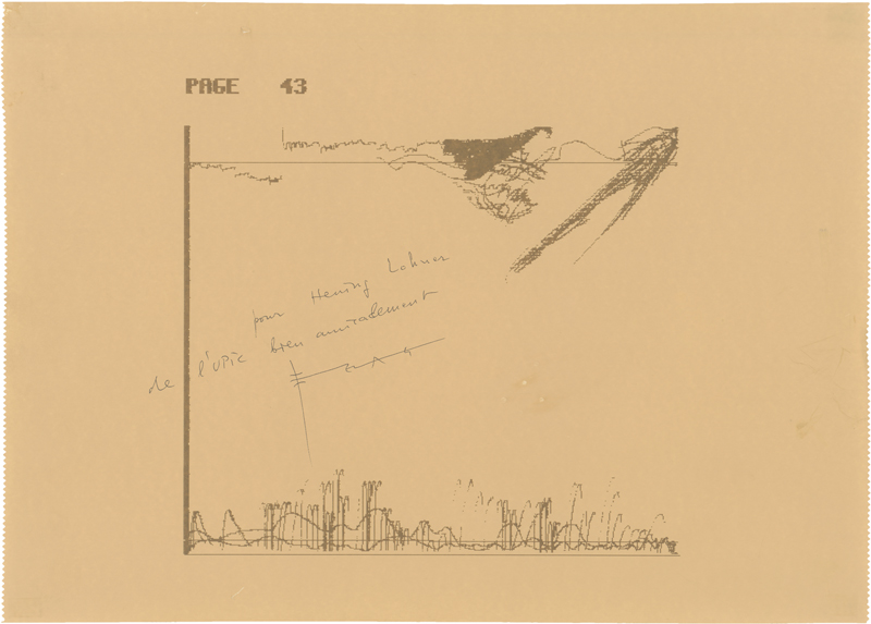 Lot 8435, Auction  125, Xenakis, Iannis, de l'UPIC