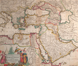 Lot 41, Auction  126, Danckerts, Justus, Accuratissima et maxima, totius Turcici Imperii tabula