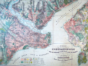 Lot 61, Auction  126, Stolpe, Carl und Straube, Julius, Plan von Constantinopel mit den Vorstädten